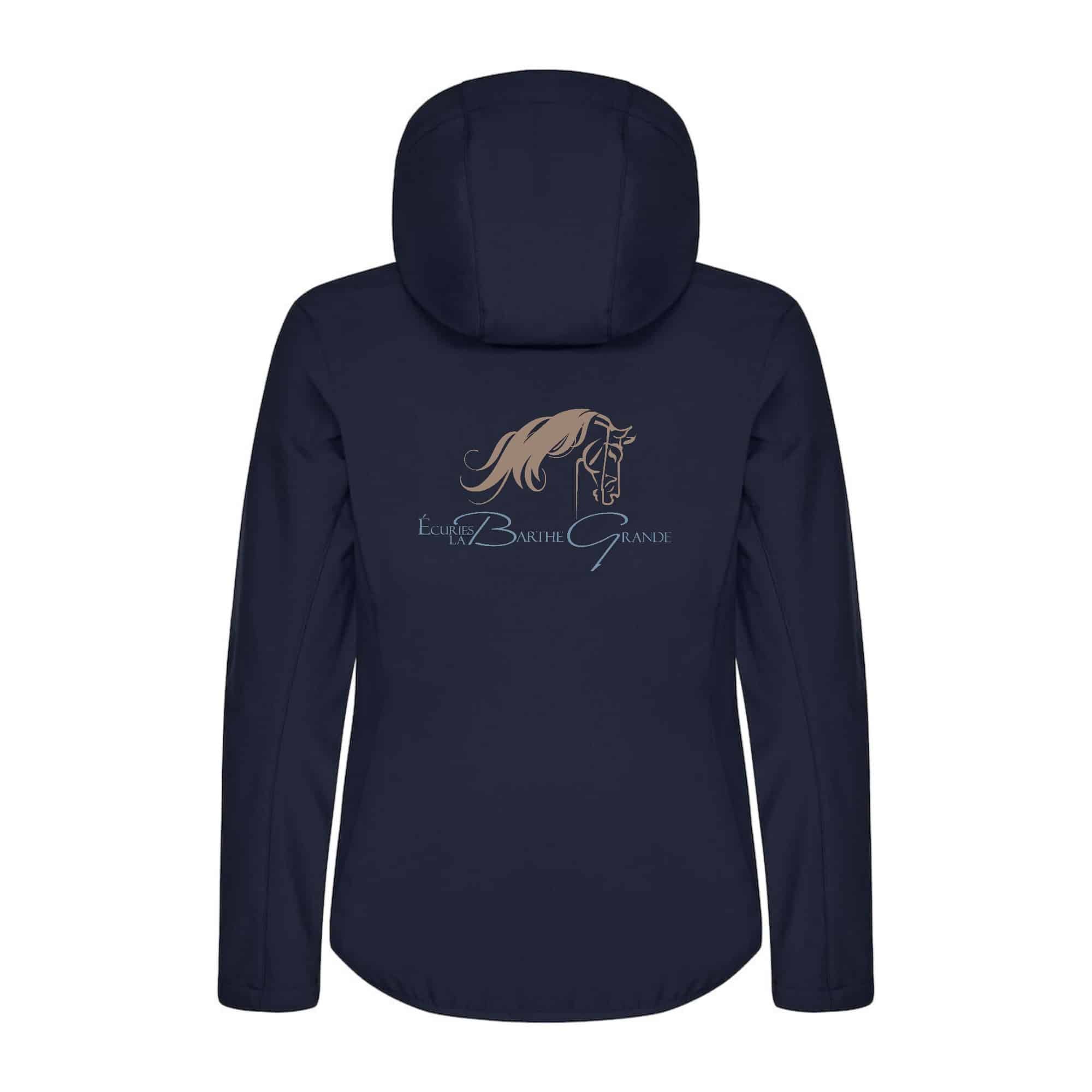 SOFTSHELL "Classic" (femme) - Ecurie de la Barthe Grande - Navy - 0200917 – Image 3