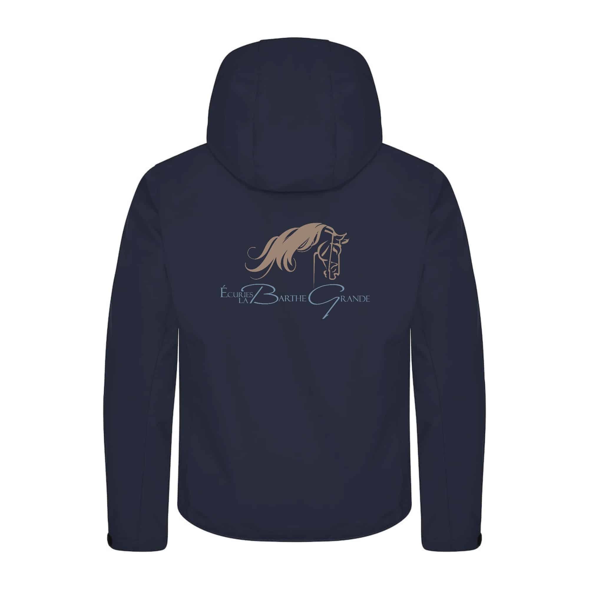 SOFTSHELL "Classic" (homme) - Ecurie de la Barthe Grande - Navy - 0200912 – Image 3