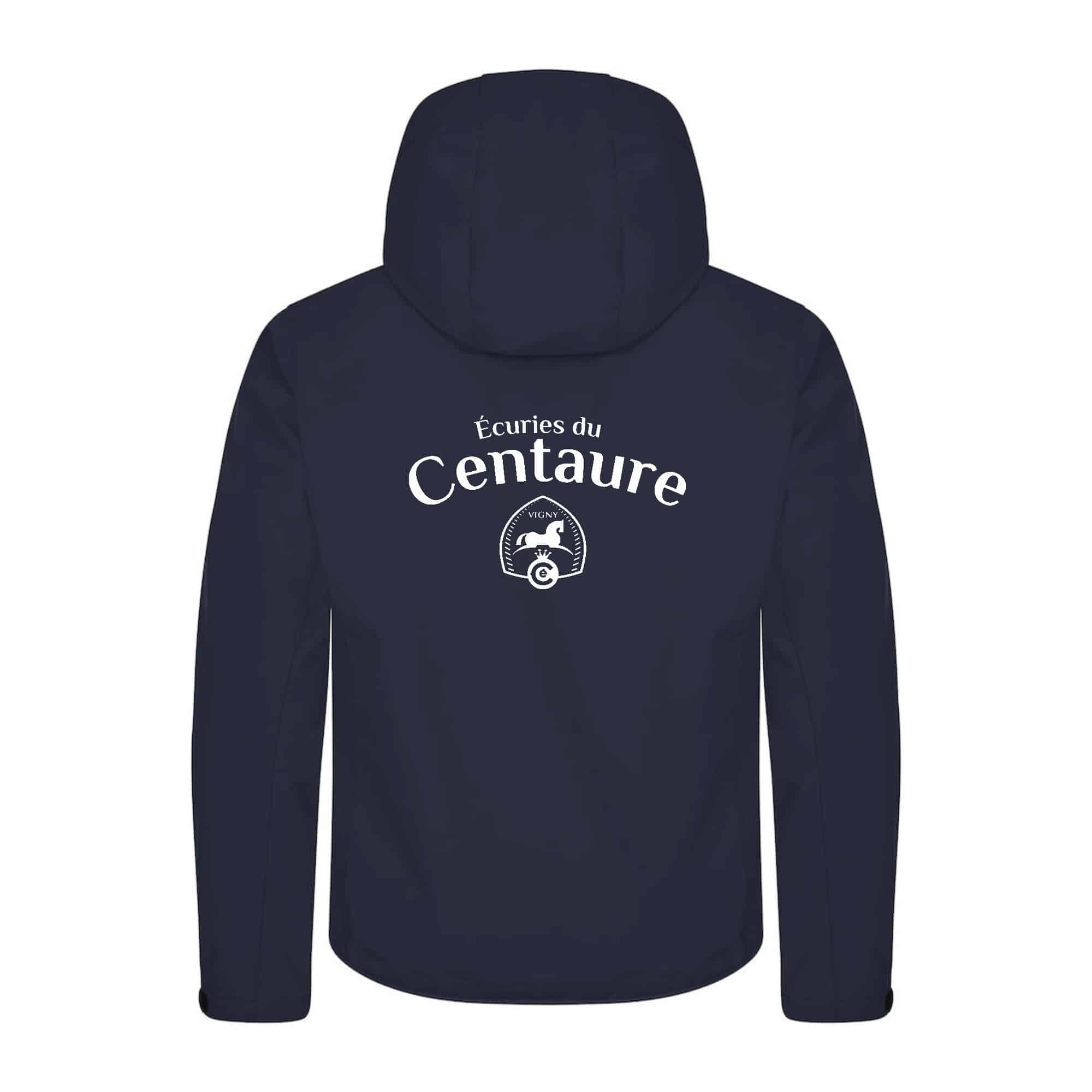 SOFTSHELL "Classic" (homme) - ecuries du centaure (95) - Navy - 0200912 – Image 3