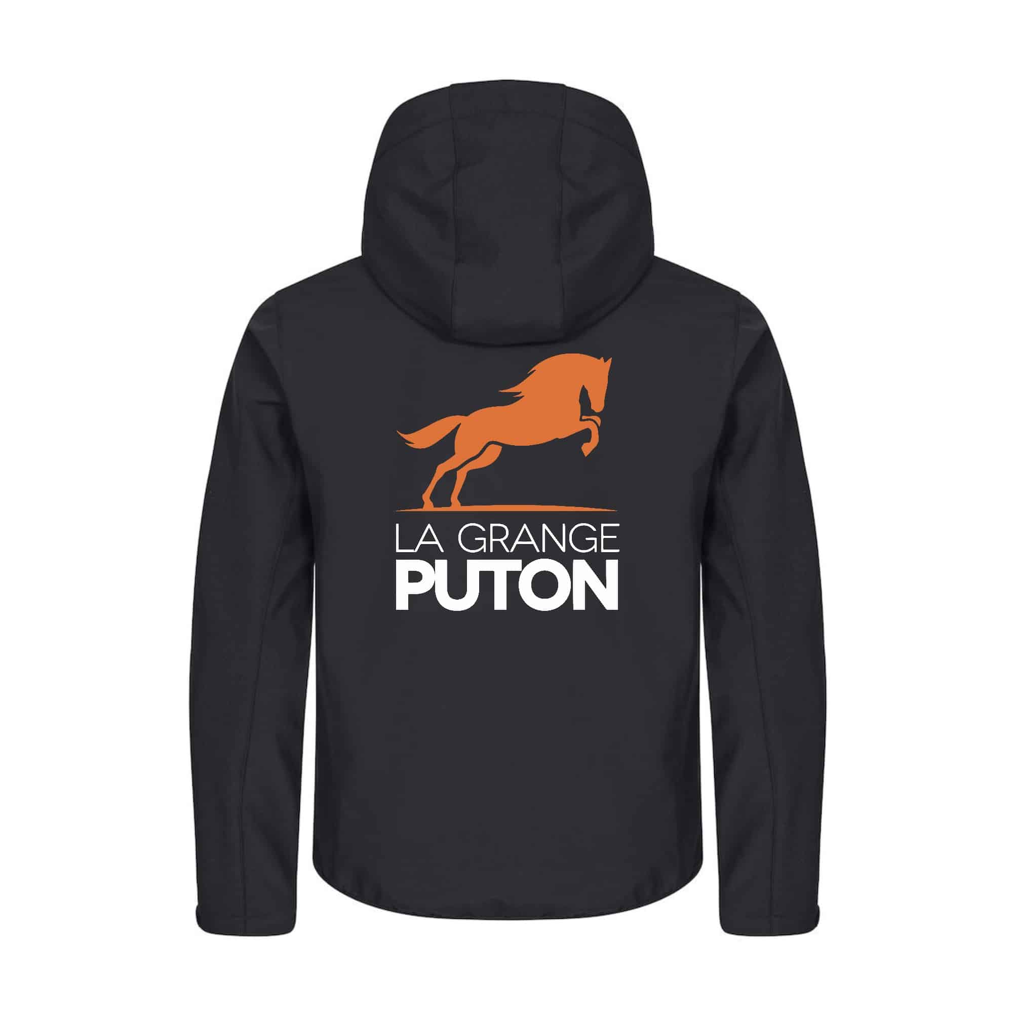 SOFTSHELL "Classic" (homme) - Centre Equestre de la Grange Puton - Noir - 0200912 – Image 3