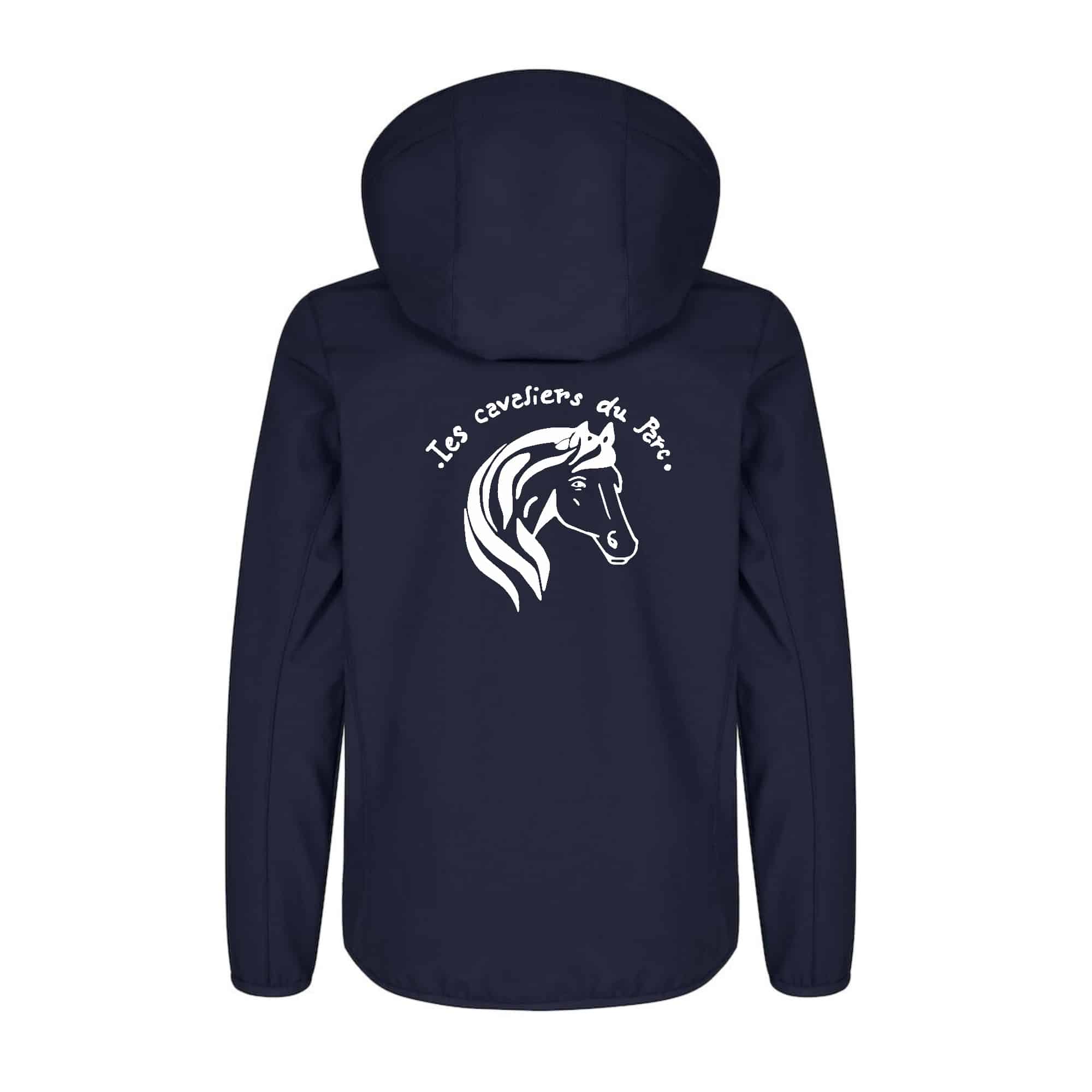 SOFTSHELL "Classic" (enfant) - Les cavaliers du parc - Navy - 0200909 – Image 3