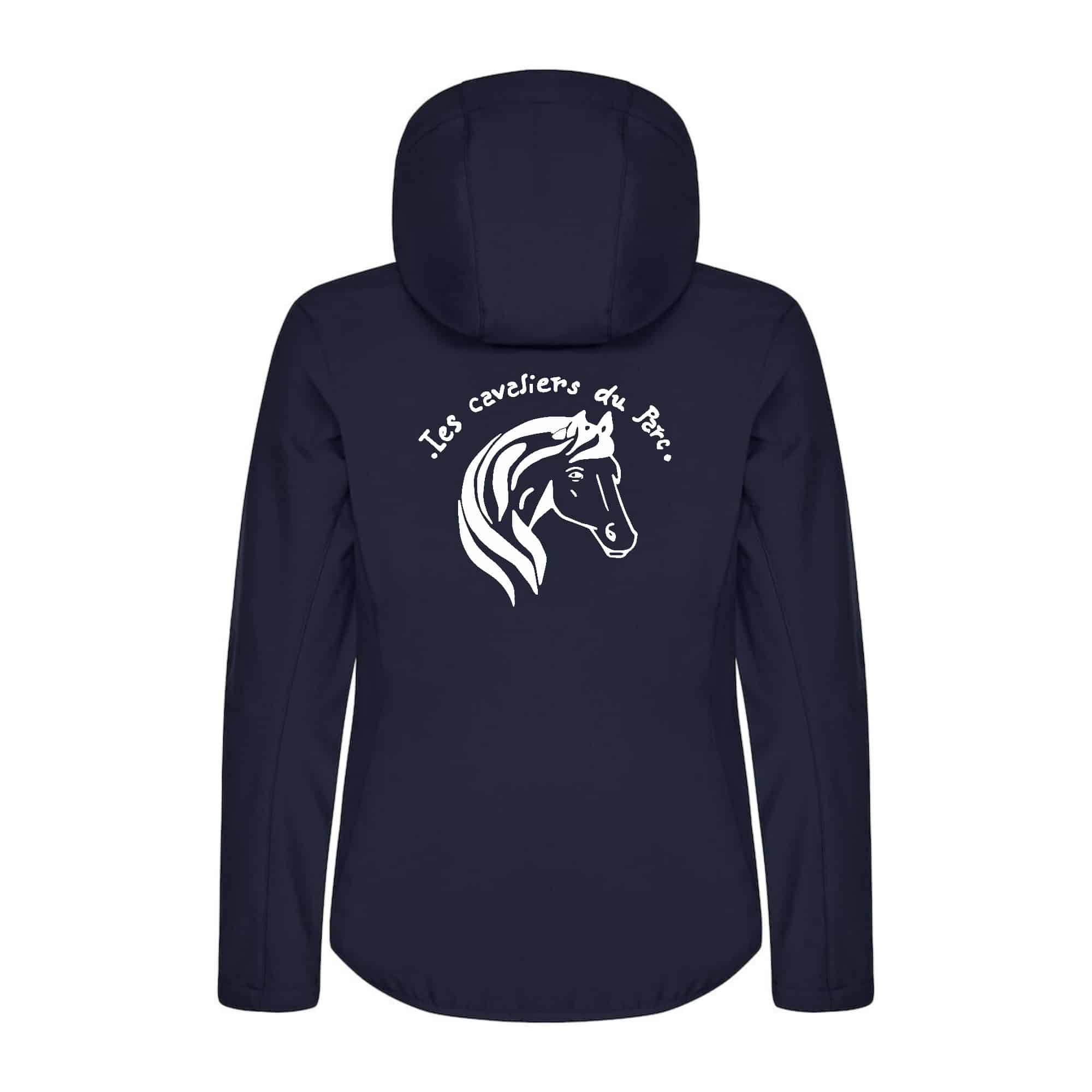 SOFTSHELL "Classic" (femme) - Les cavaliers du parc - Navy - 0200917 – Image 3