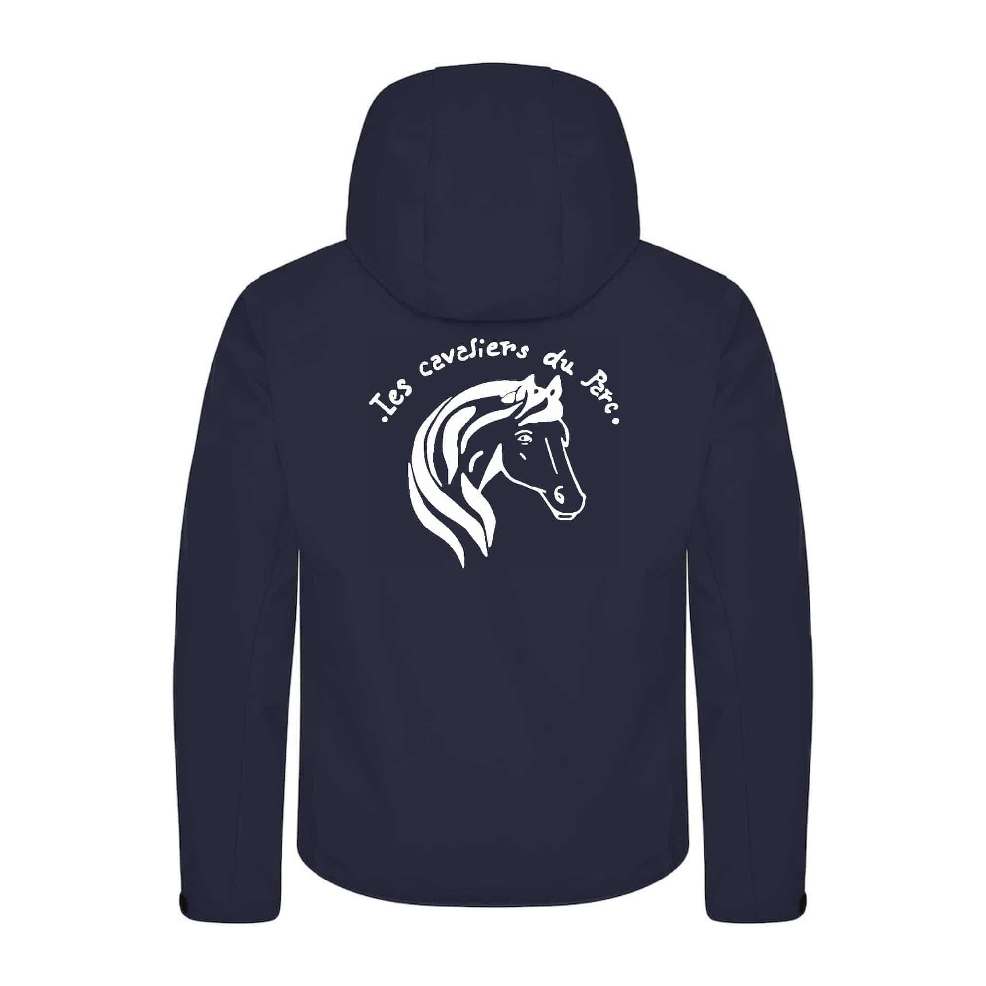SOFTSHELL "Classic" (homme) - Les cavaliers du parc - Navy - 0200912 – Image 3