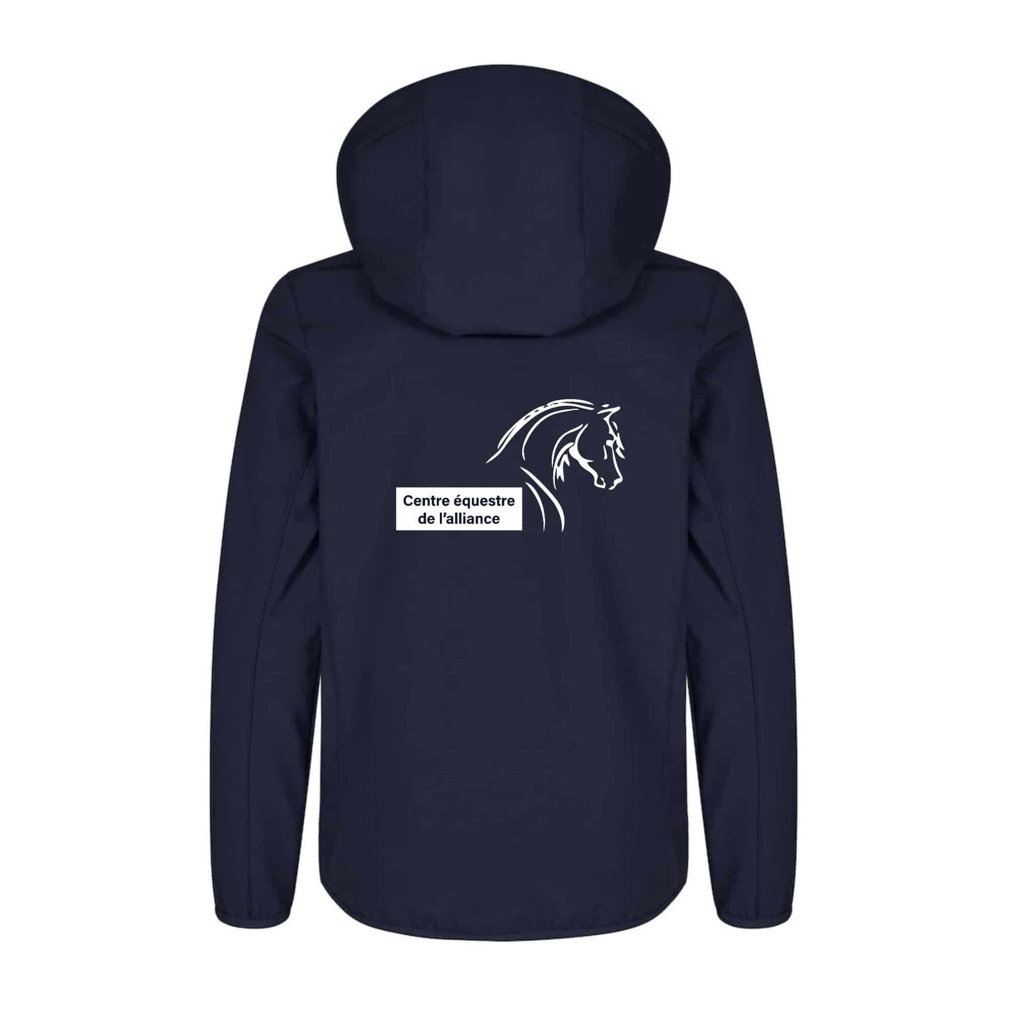 SOFTSHELL "Classic" (enfant) - SCEA Centre Equestre de l'Alliance - Navy - 0200909 – Image 3