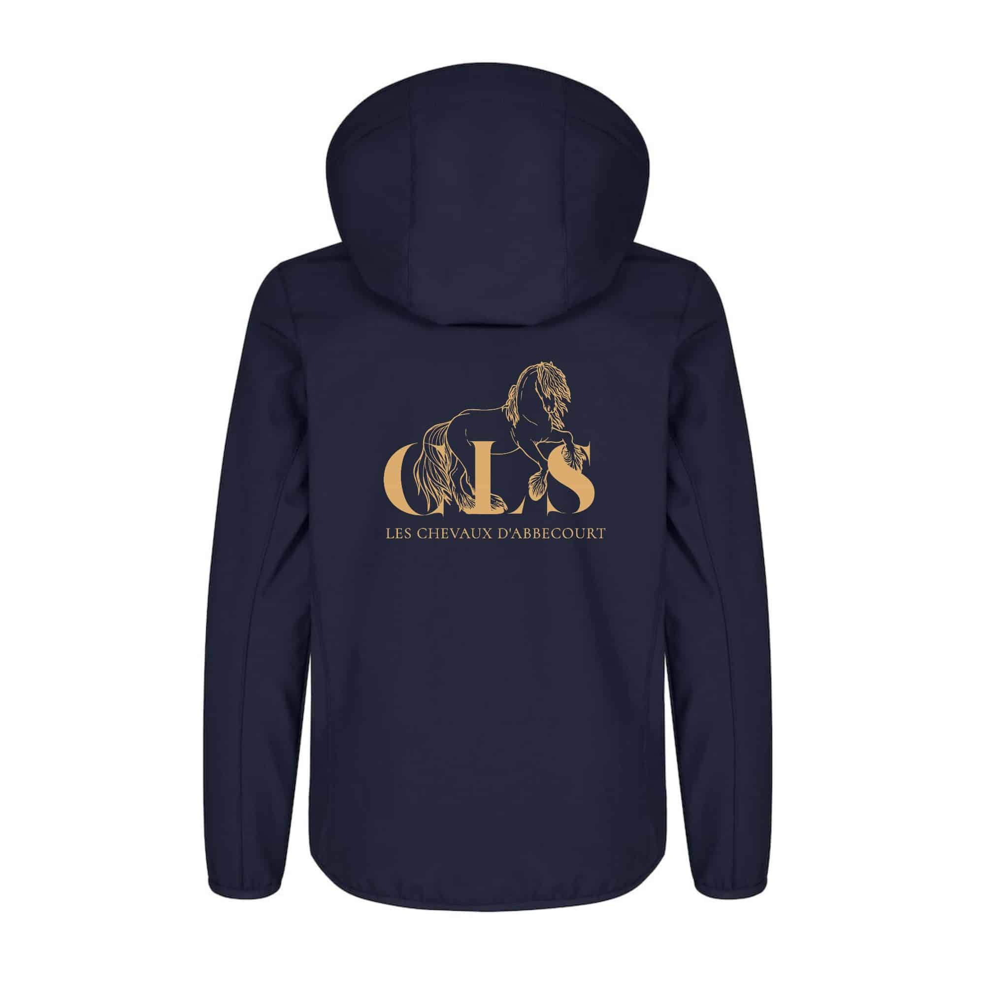 SOFTSHELL "Classic" (enfant) - CLS Les Chevaux d'Abbecourt - Navy - 0200909 – Image 3