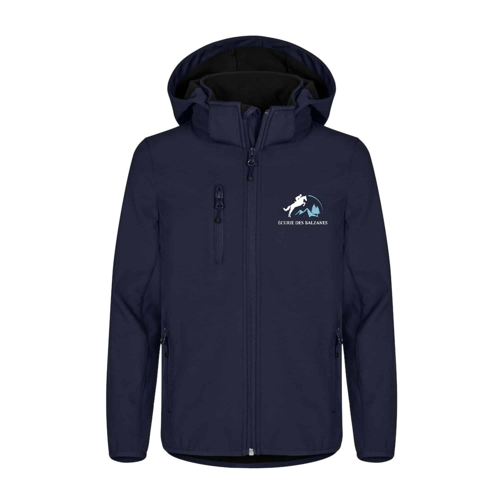 SOFTSHELL "Classic" (enfant) - Ecuries des Balzanes - Navy - 0200909