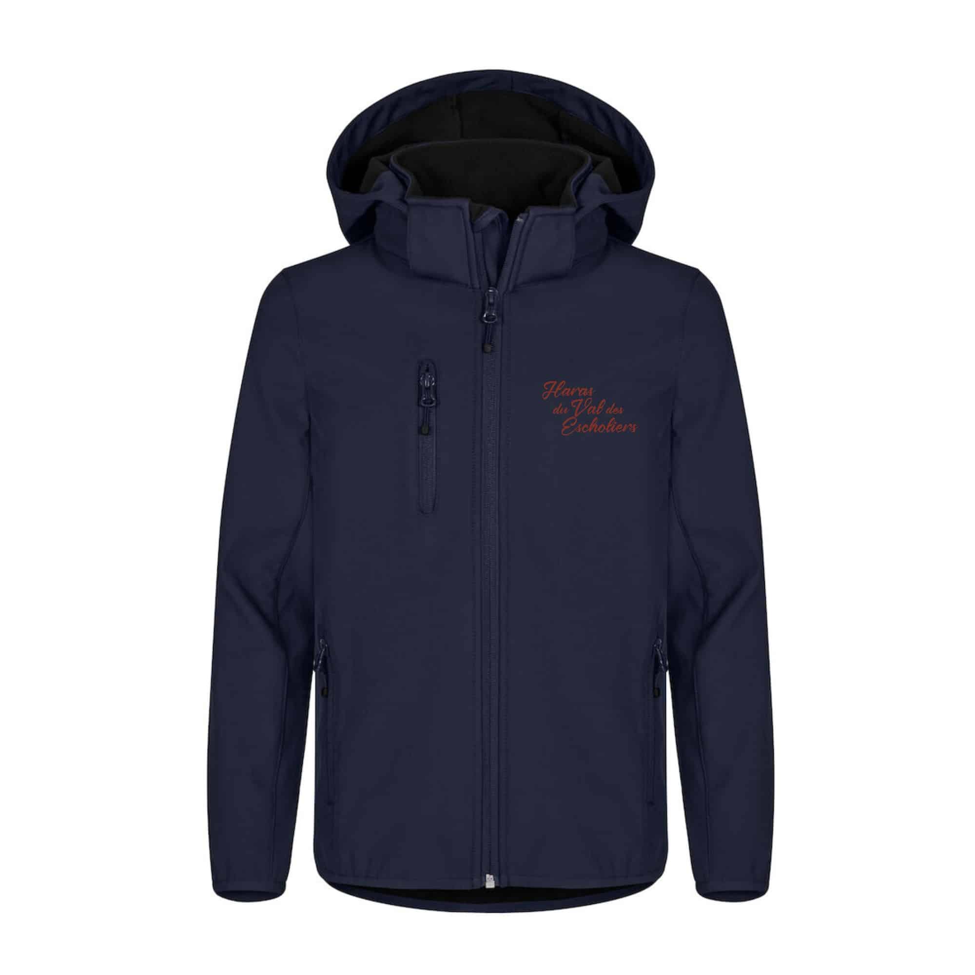 SOFTSHELL "Classic" (enfant) - Haras du val des escholiers - Navy - 0200909