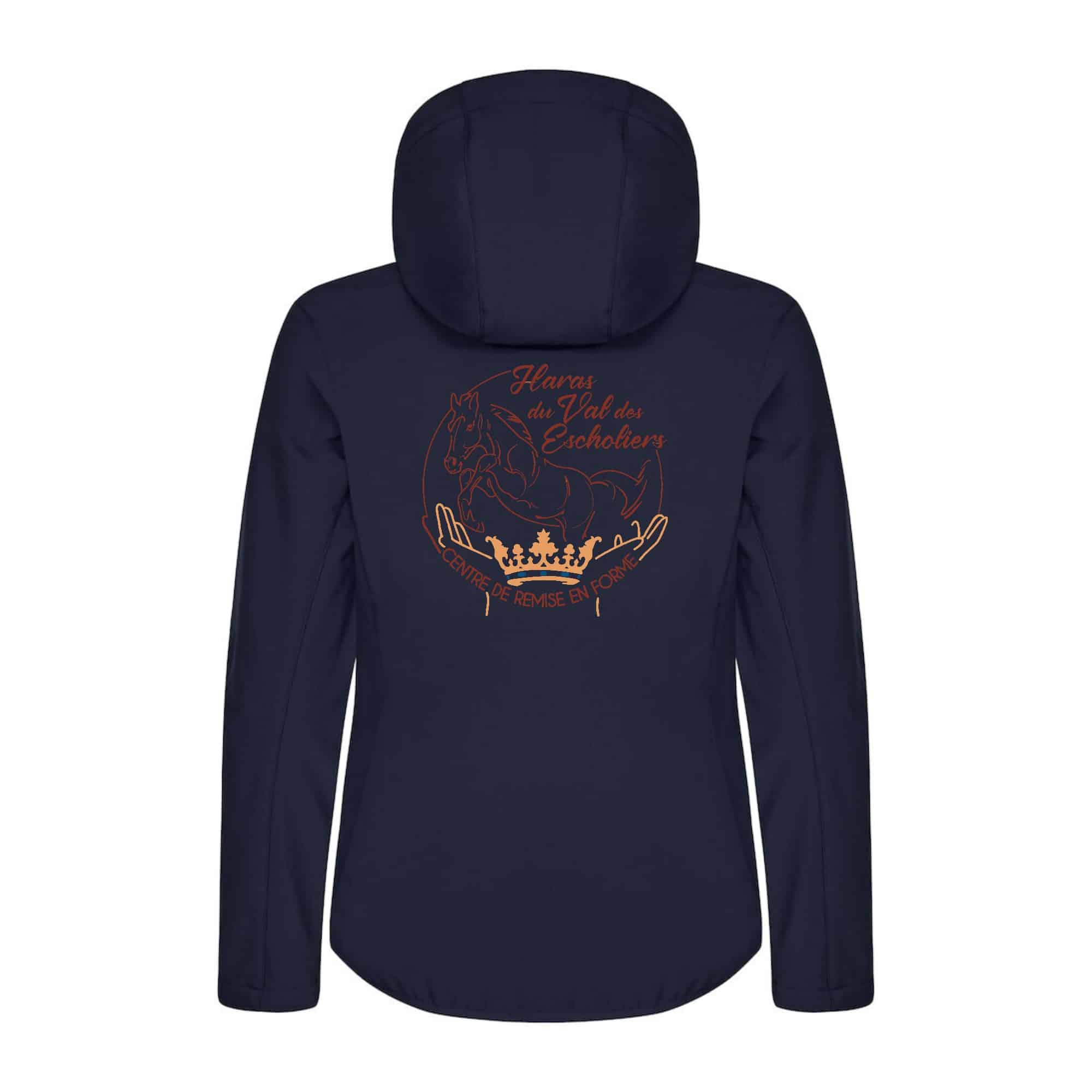 SOFTSHELL "Classic" (femme) - Haras du val des escholiers - Navy - 0200917 – Image 3