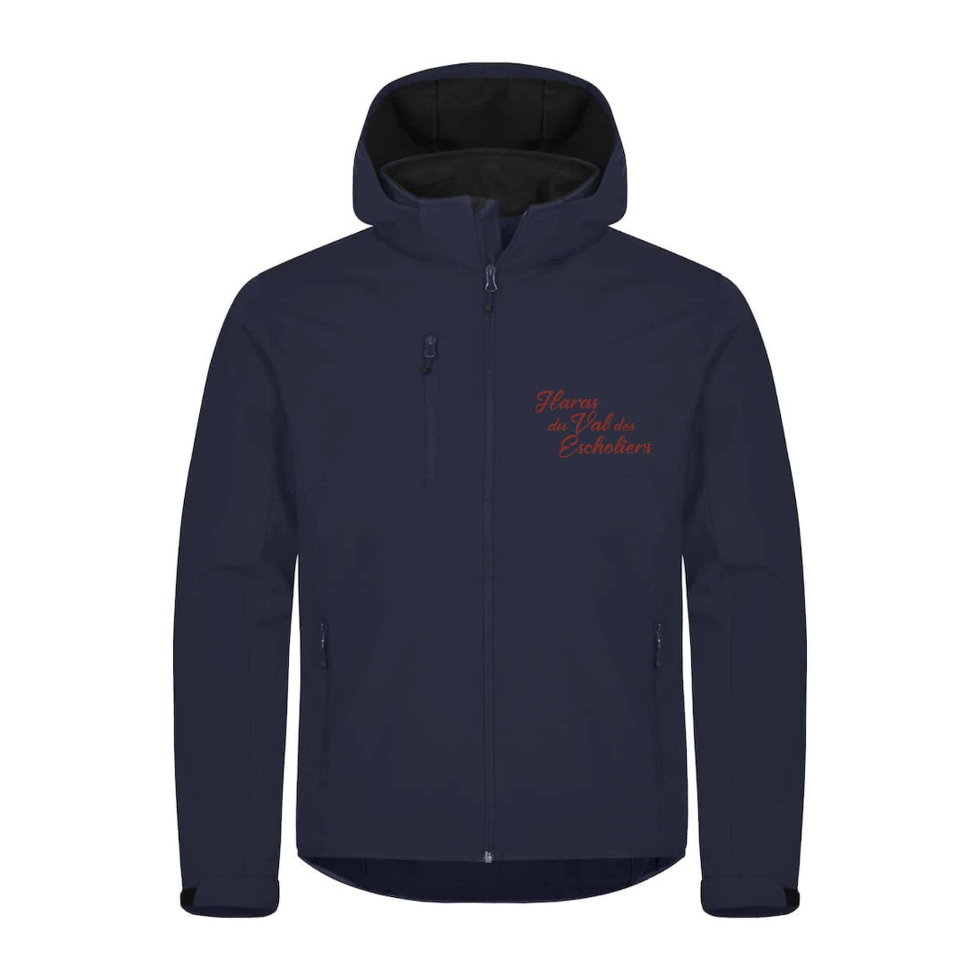 SOFTSHELL "Classic" (homme) - Haras du val des escholiers - Navy - 0200912