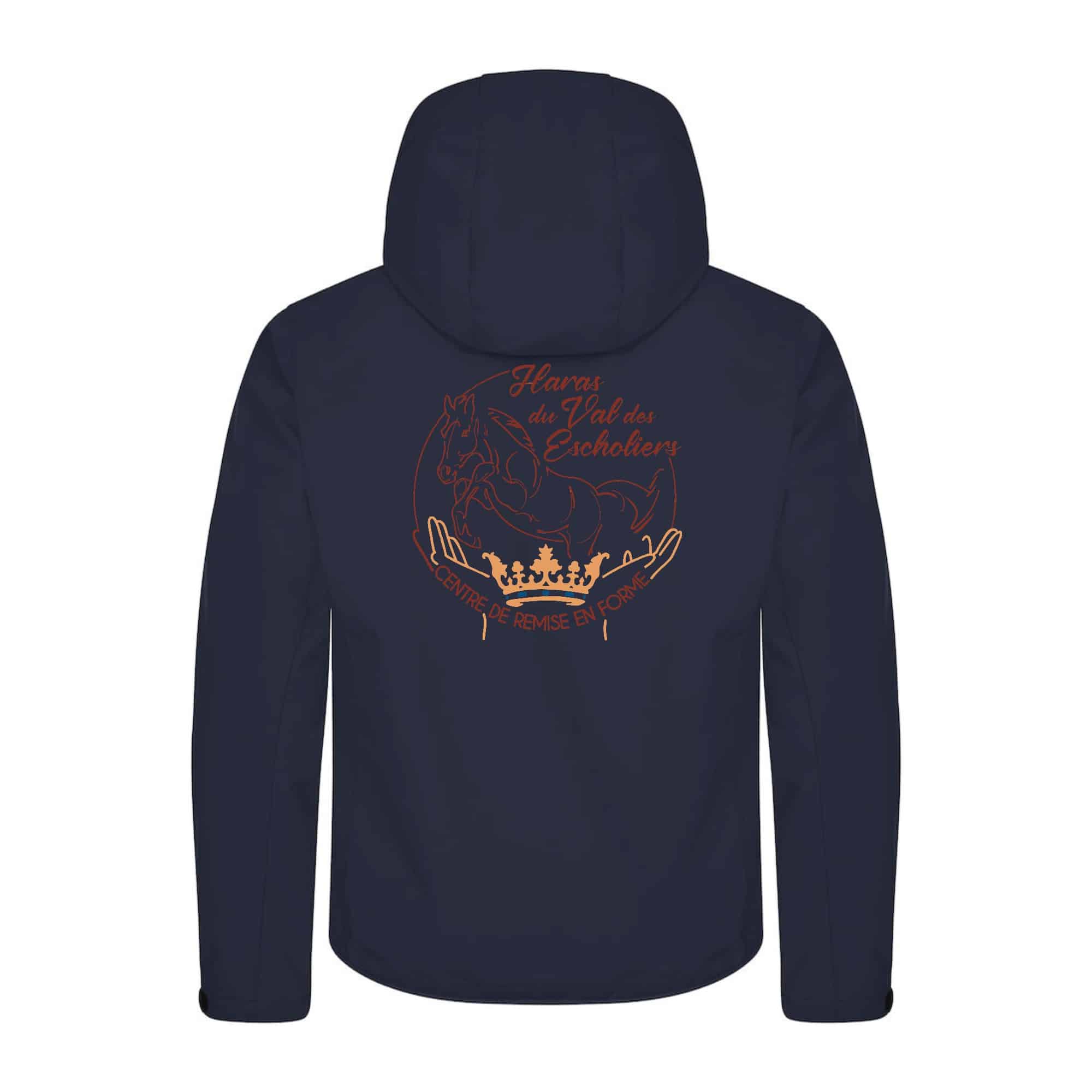 SOFTSHELL "Classic" (homme) - Haras du val des escholiers - Navy - 0200912 – Image 3