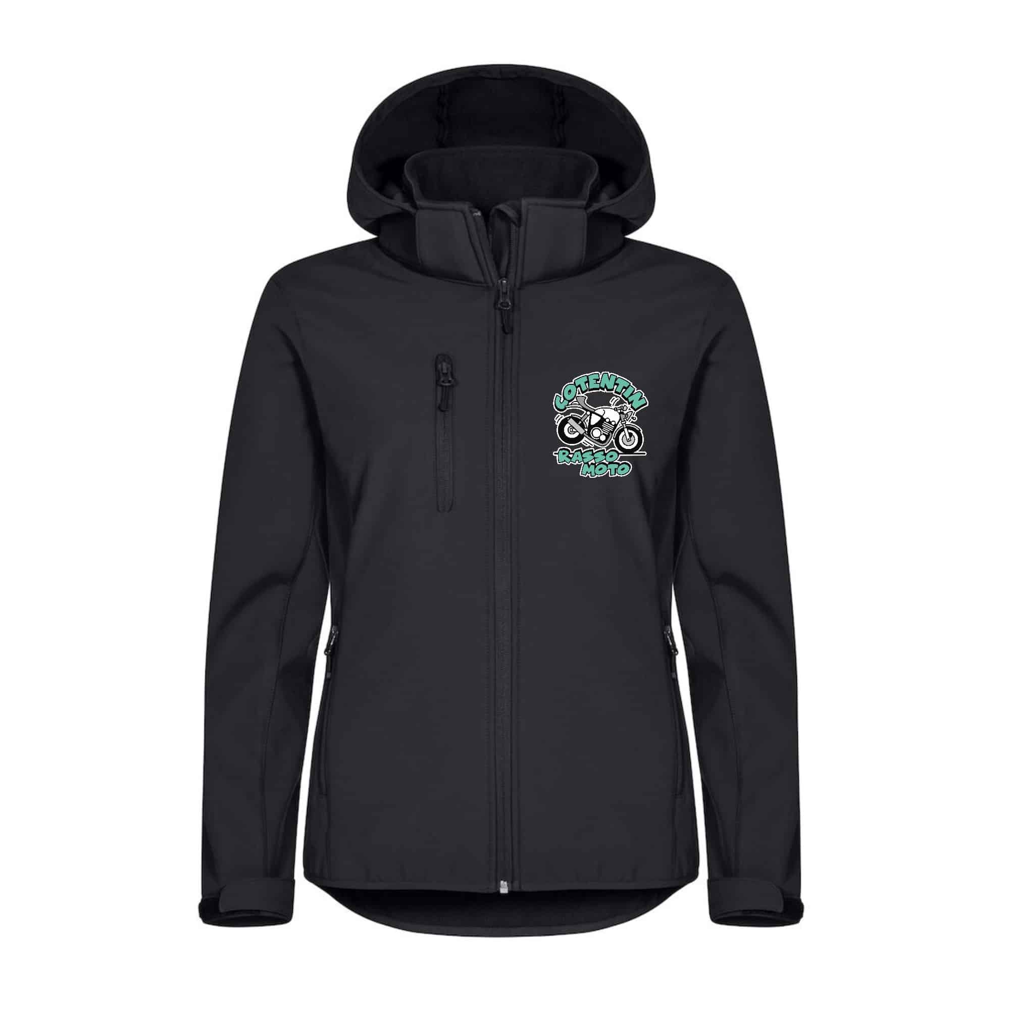 SOFTSHELL "Classic" (femme) - Cotentin Rasso Moto - Noir - 0200917
