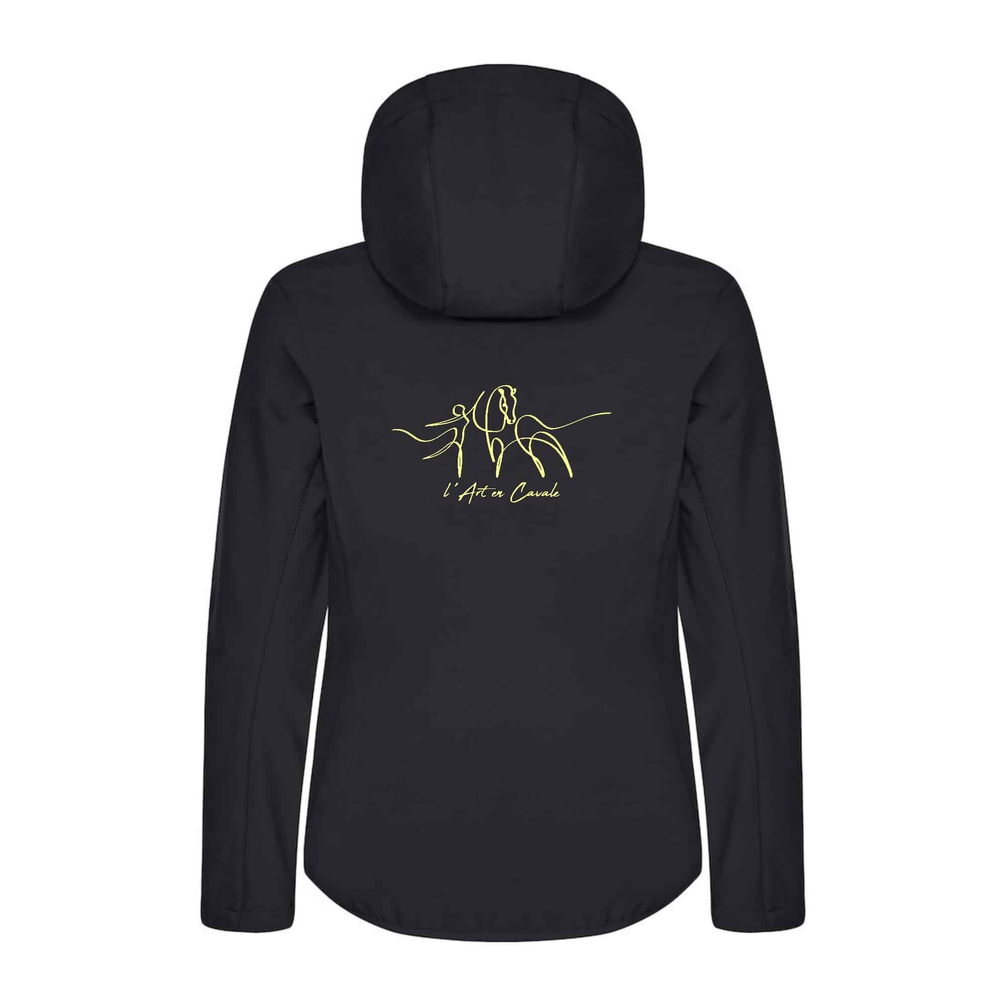 SOFTSHELL "Classic" (femme) - L'art en cavale - Noir - 0200917 – Image 3