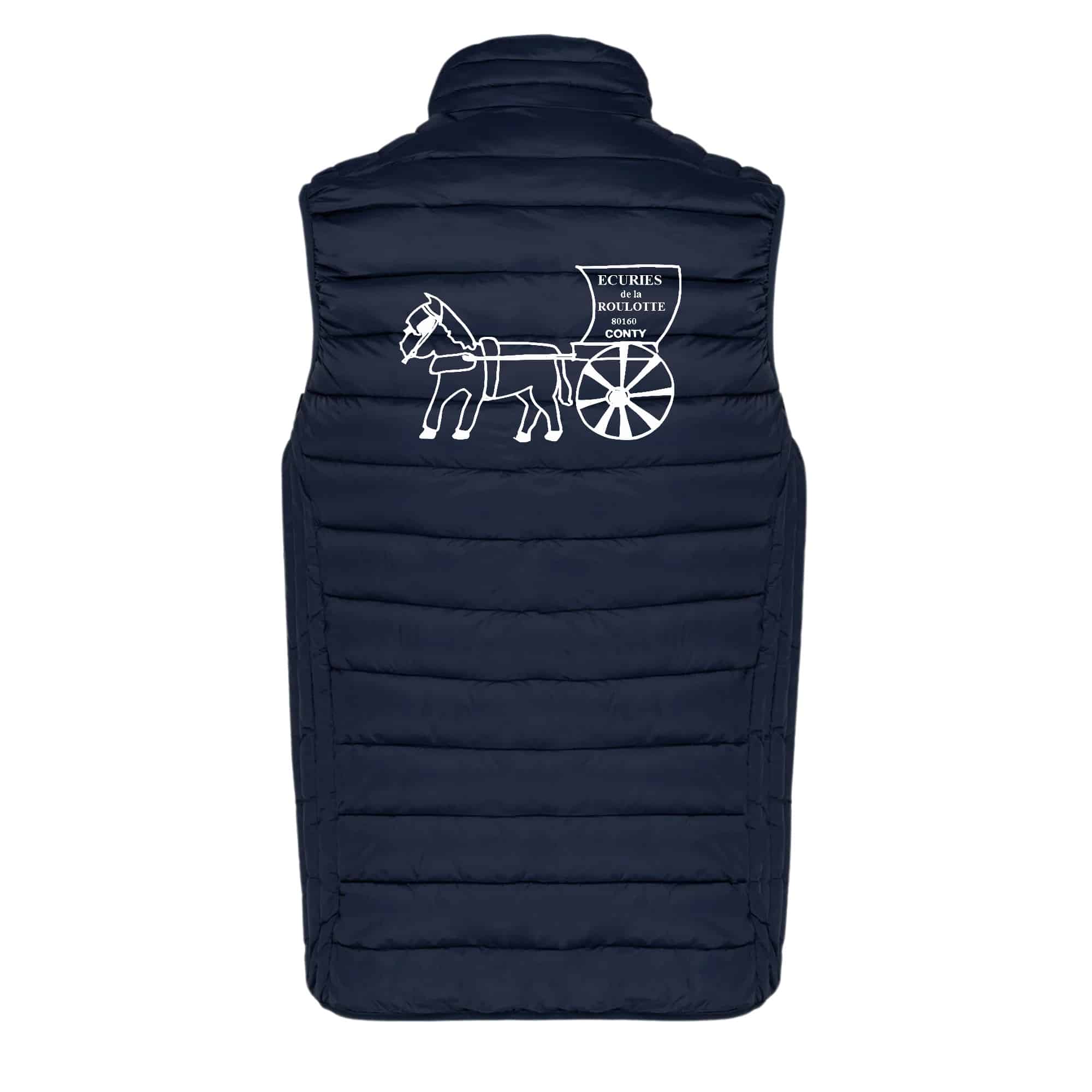 DOUDOUNE SANS MANCHES (femme) - SARL Selle insolite - Navy - K6114 – Image 3