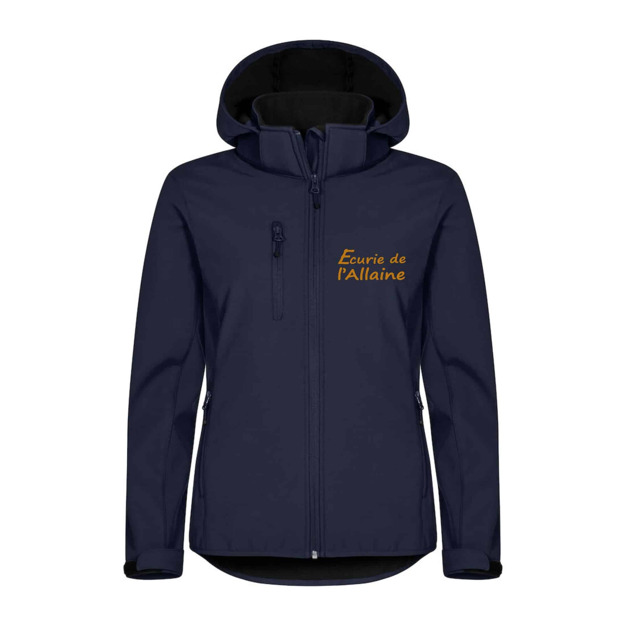 SOFTSHELL "Classic" (femme) - Ecurie de l'Allaine - Navy - 0200917