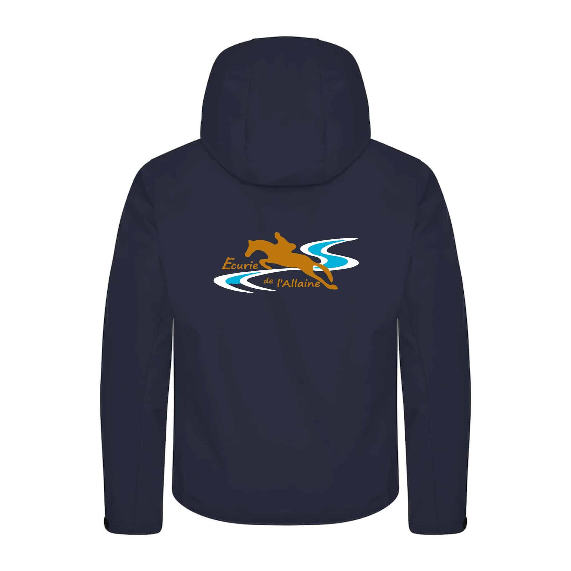 SOFTSHELL "Classic" (homme) - Ecurie de l'Allaine - Navy - 0200912 – Image 3