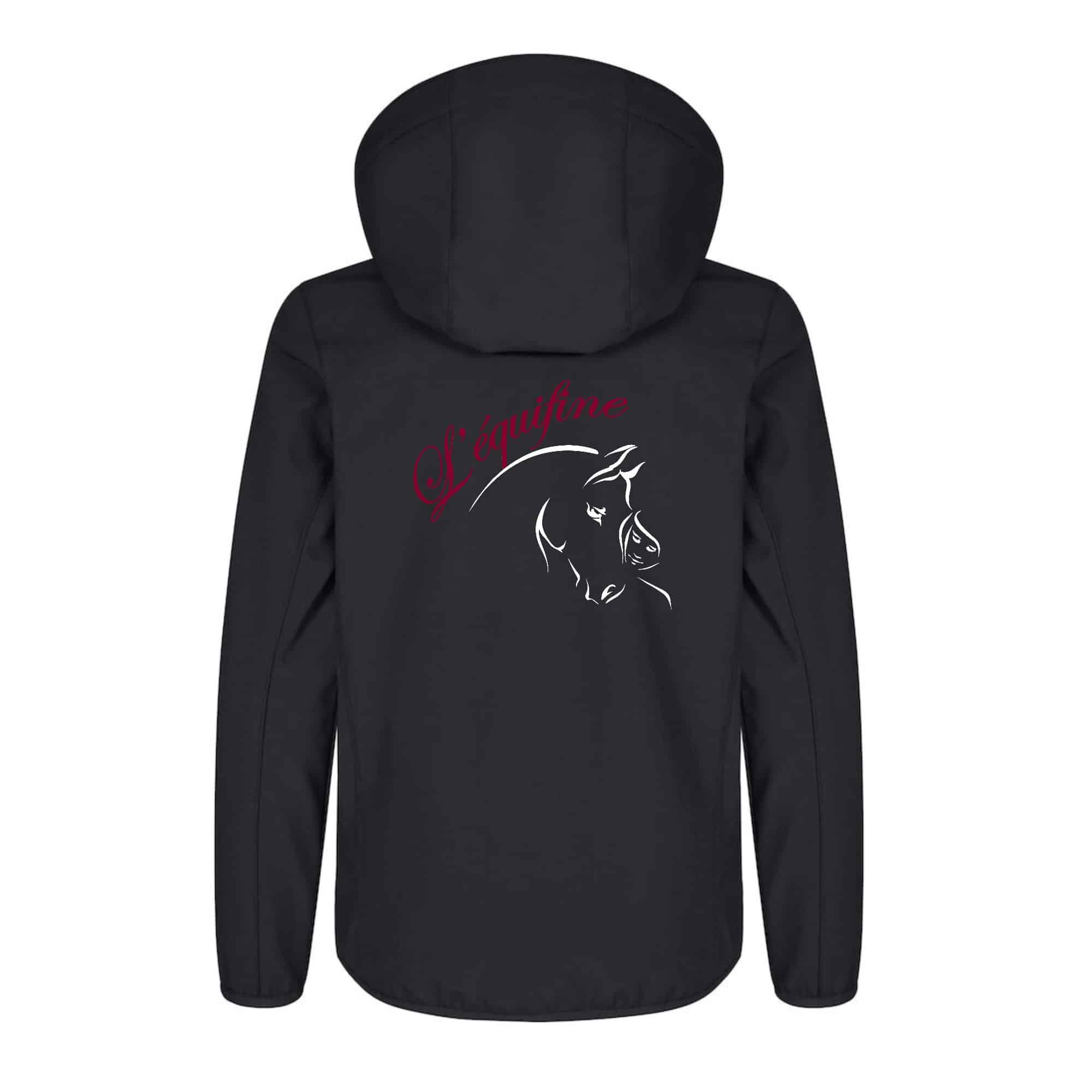 SOFTSHELL "Classic" (enfant) - Centre Equestre l'Equifine - Noir - 0200909 – Image 3