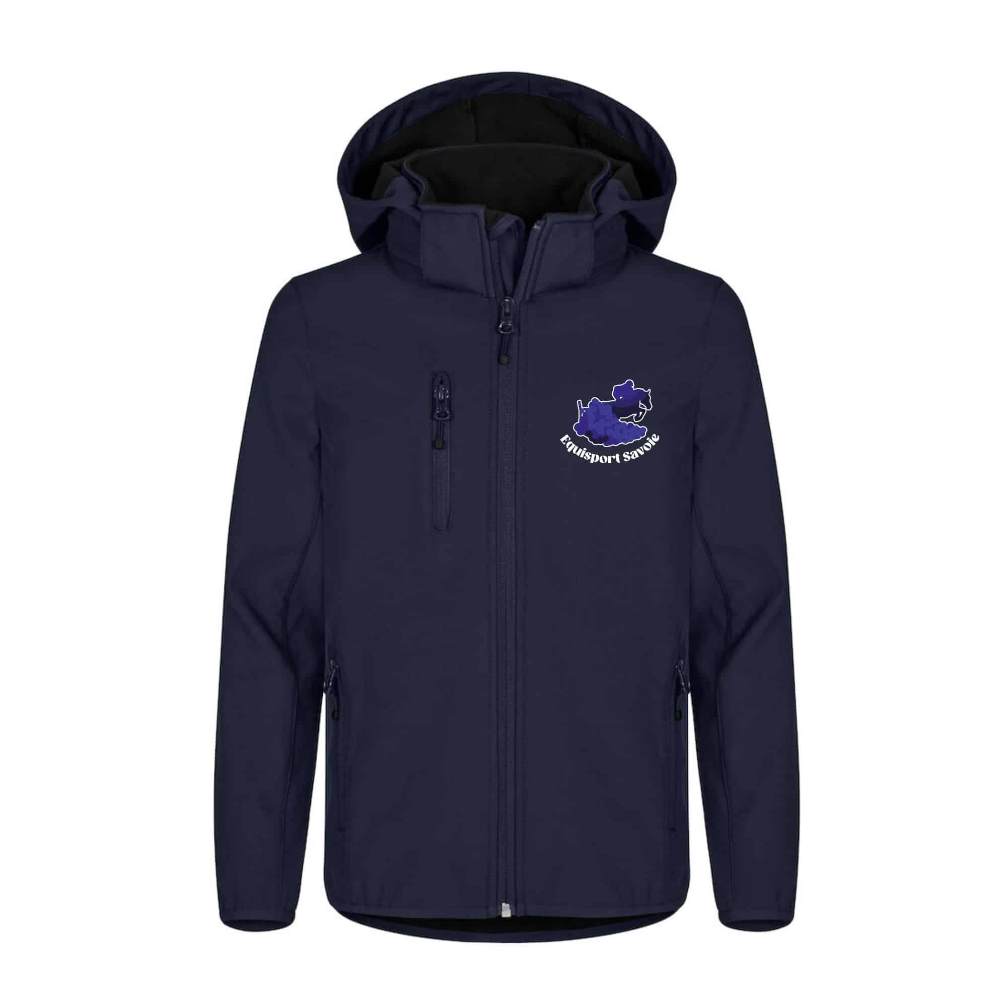 SOFTSHELL "Classic" (enfant) - EQUISPORT SAVOIE - Navy - 0200909