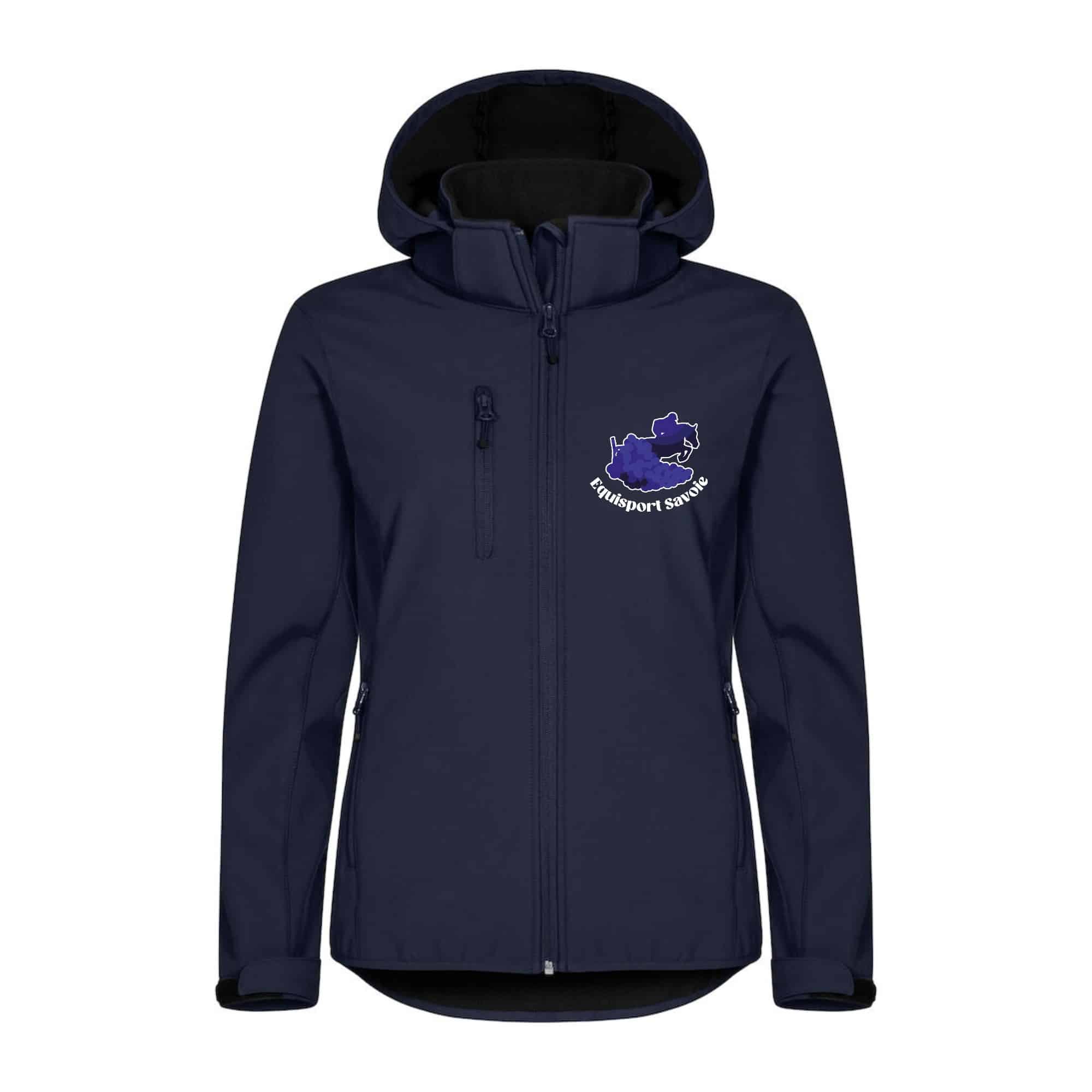 SOFTSHELL "Classic" (femme) - EQUISPORT SAVOIE - Navy - 0200917