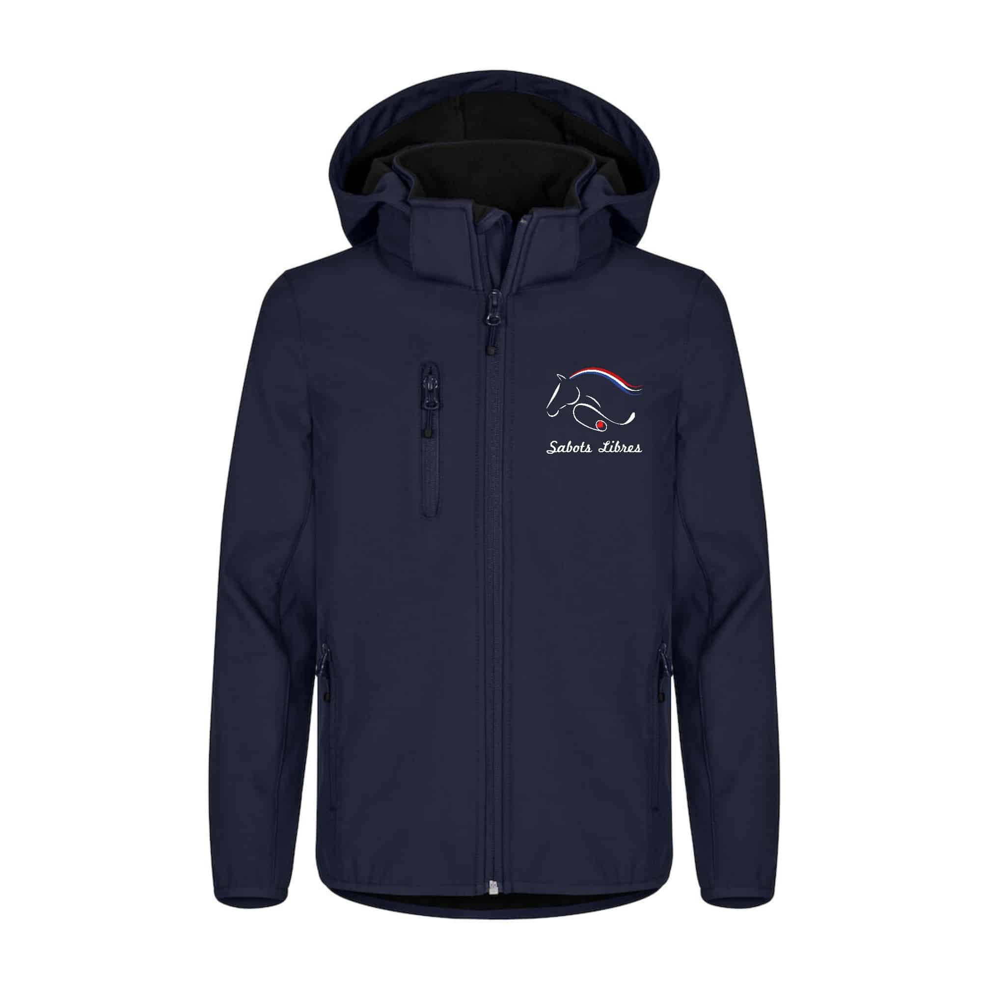 SOFTSHELL "Classic" (enfant) - Ecurie active Sabots Libres - Navy - 0200909