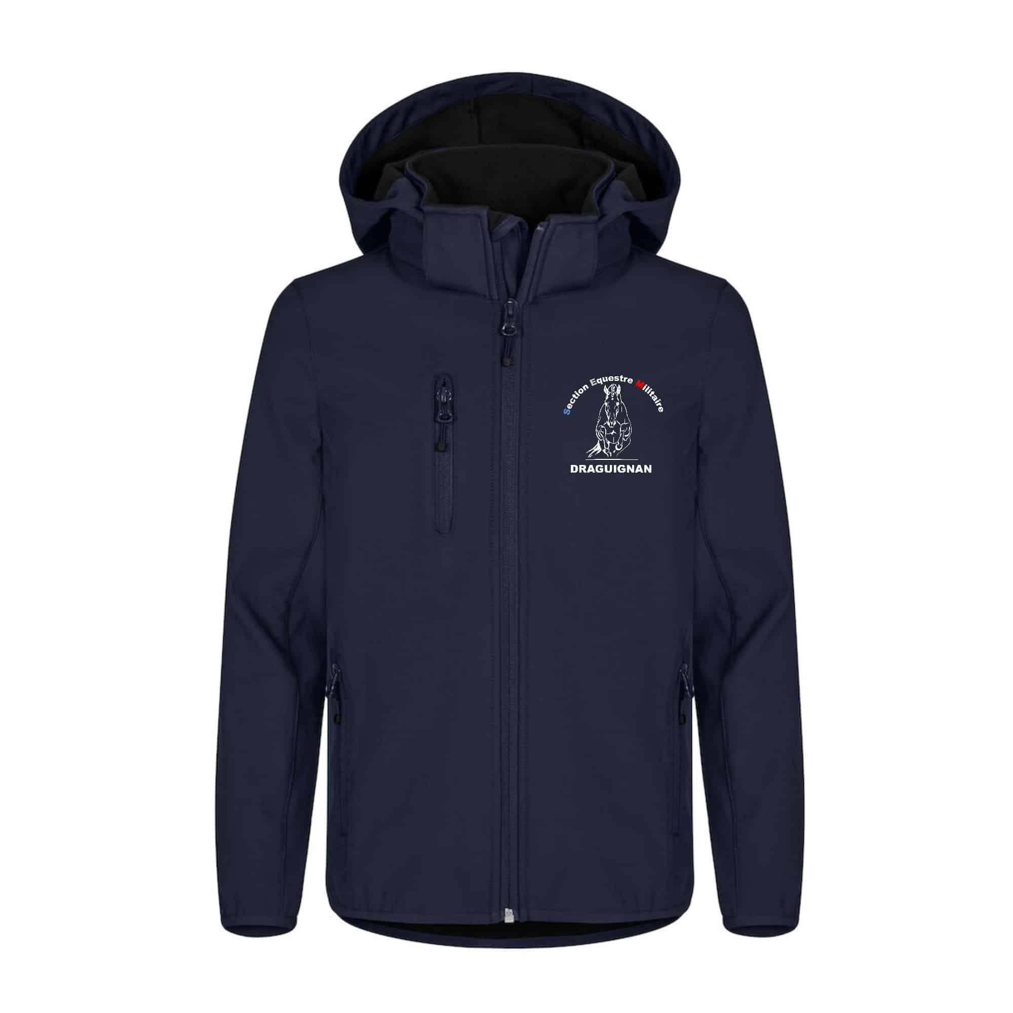 SOFTSHELL "Classic" (enfant) - CSA BONAPARTE - Navy - 0200909