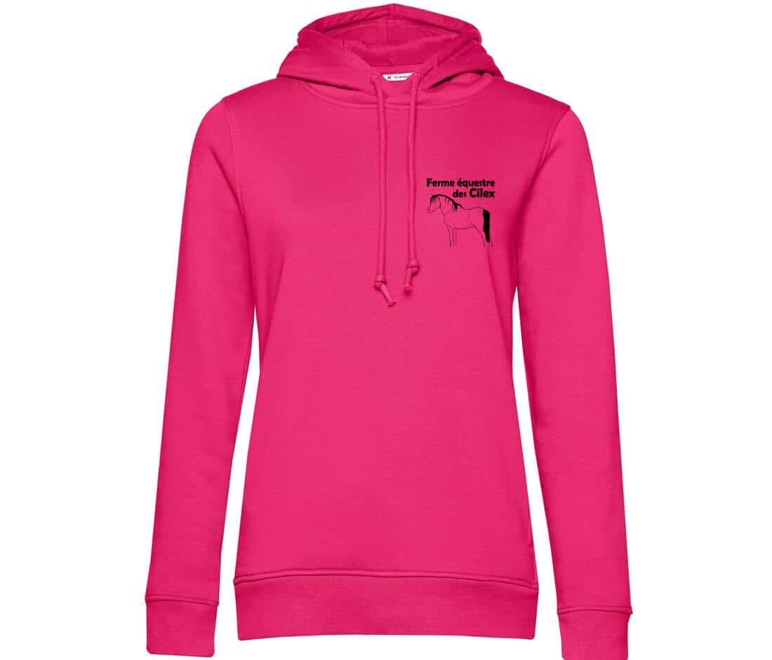 SWEAT A CAPUCHE (femme) – Ferme Equestre des Cilex - BCW34B