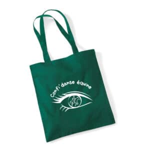 TOTE BAG - Confi'Danse Équine - Vert Foret - WM101