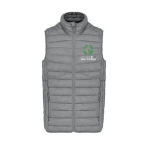 DOUDOUNE SANS MANCHES (femme) - Les Ecuries des Trèfles - Gris chiné - K6114