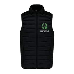 DOUDOUNE SANS MANCHES (enfant) - Les Ecuries des Trèfles - Noir - K6115