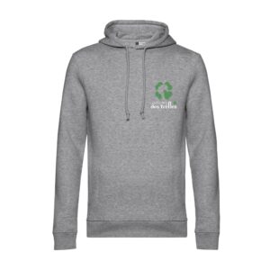 SWEAT A CAPUCHE (enfant) - Les Ecuries des Trèfles - Gris chiné - K477