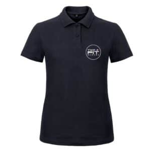POLO (femme) - Two Fit Garage - Navy - BCI1F