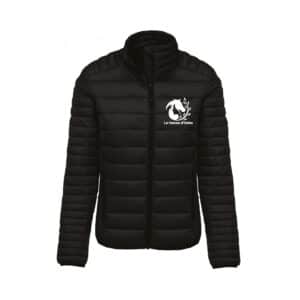 DOUDOUNE AVEC MANCHES (femme) - Le Haras d'Usta - Noir - K6121