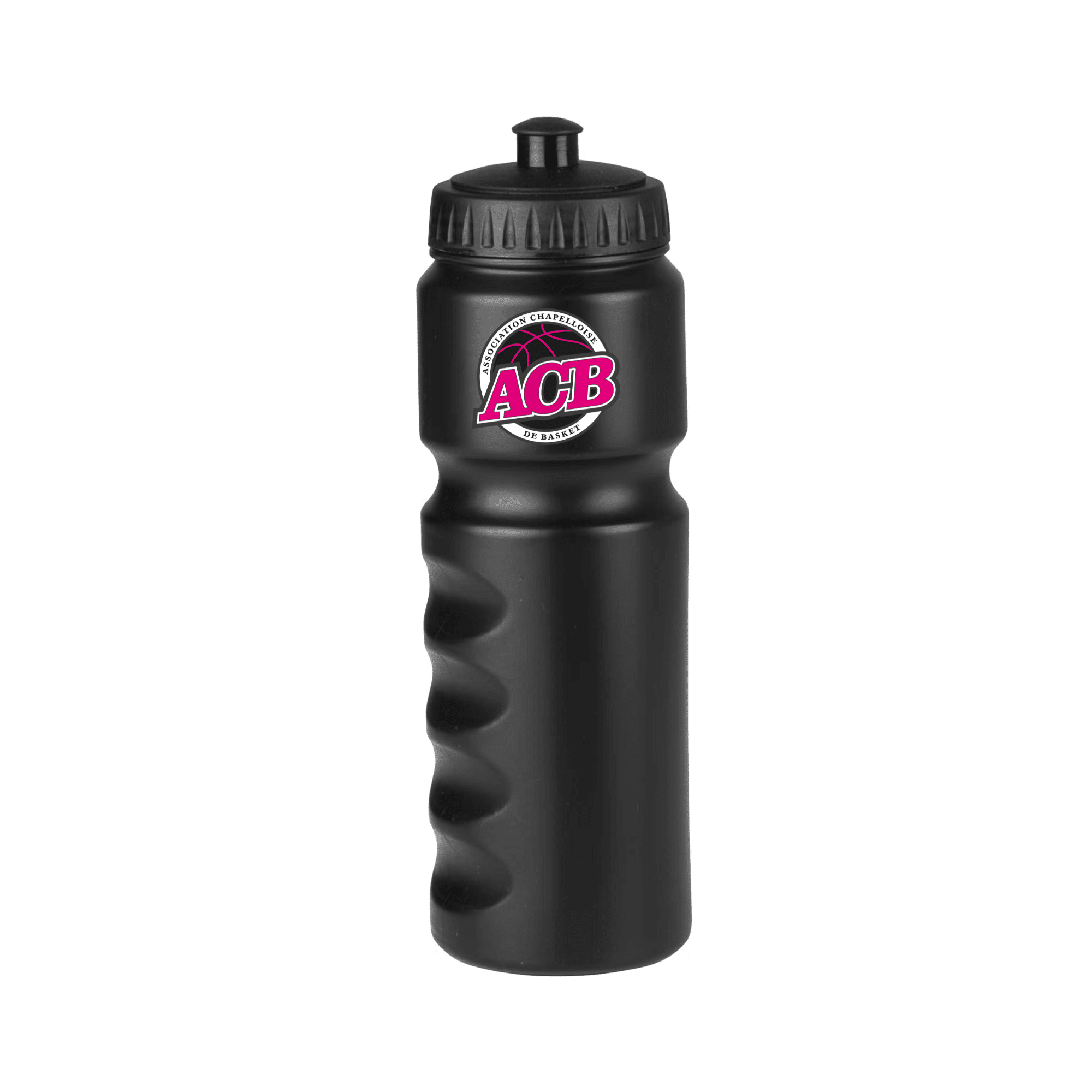 GOURDE DE SPORT 500ML - ACB La Chapelle – Noir - KI3119