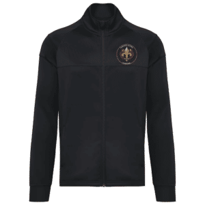 Veste de survêtement zippée Premium (unisexe) - Honneur au Ring – Noir - PA392