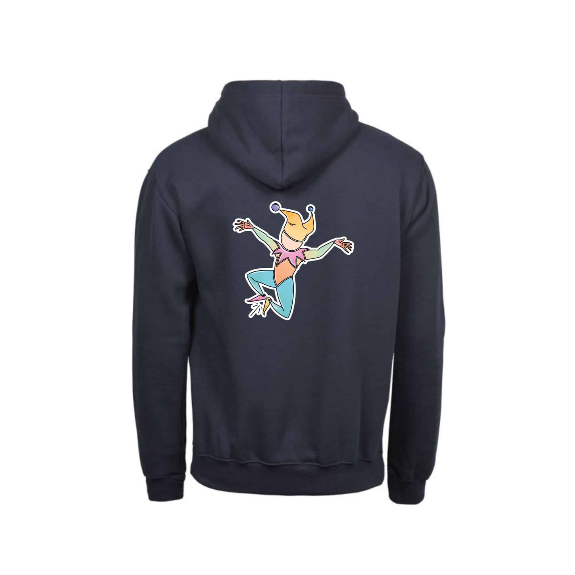 SWEAT A CAPUCHE (Femme) - Arts et Ficelles – Navy - TJ5431 – Image 2