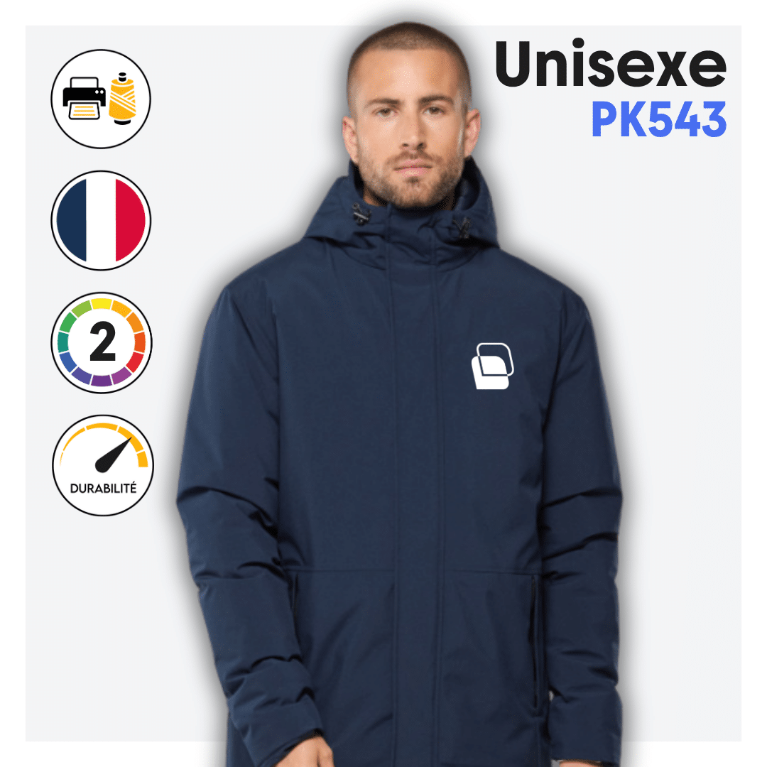 PARKA (unisexe) - M POKER CLUB RIORGES – Navy - PK543