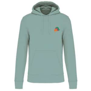 [COLLECTION CAPSULE] Sweat avec capuche et poche kangourou (enfant) -  Brimbo Equitation - Sage - K4029