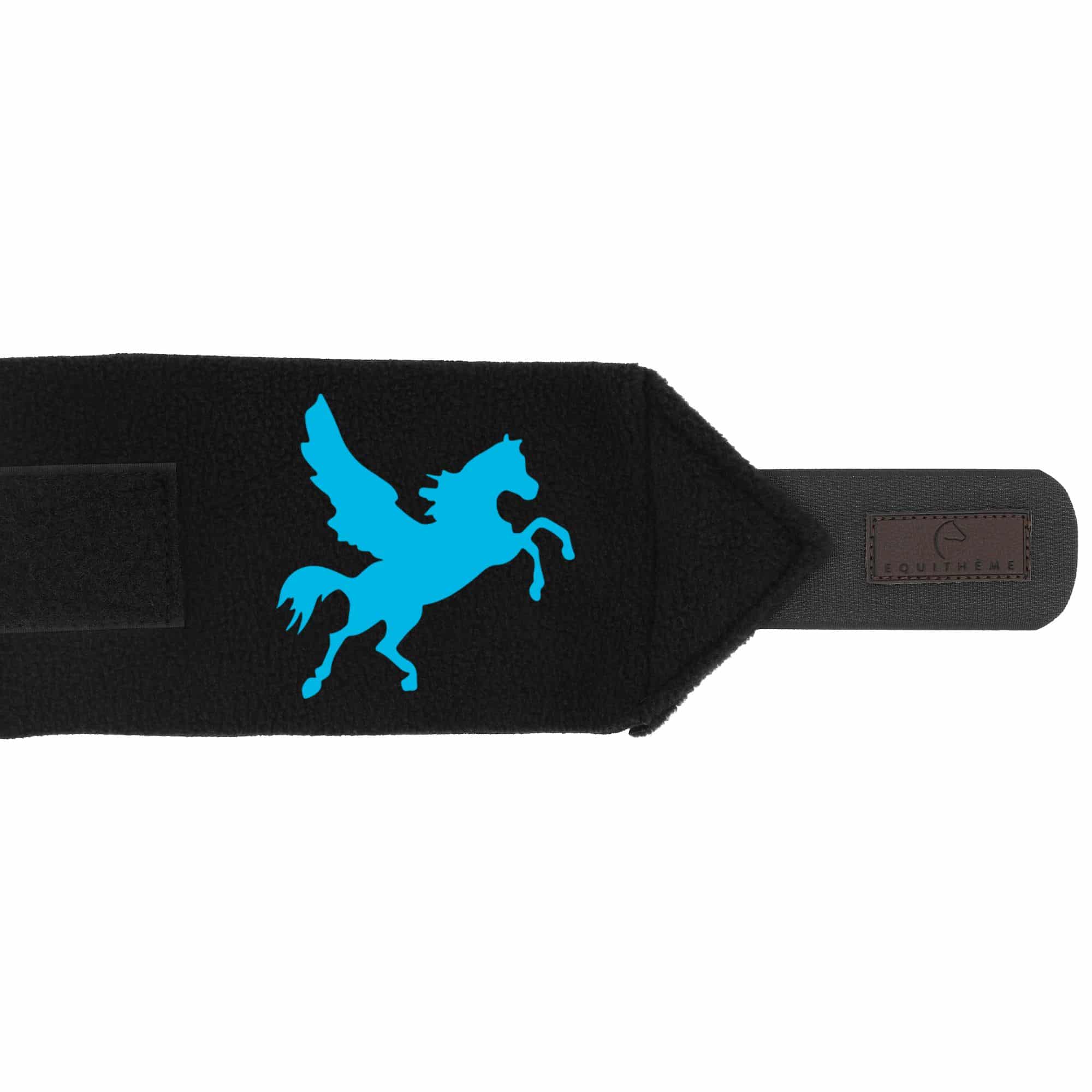 Bandes de polo EQUITHÈME - Ecurie des Cavalous - Noir - 540068 – Image 2