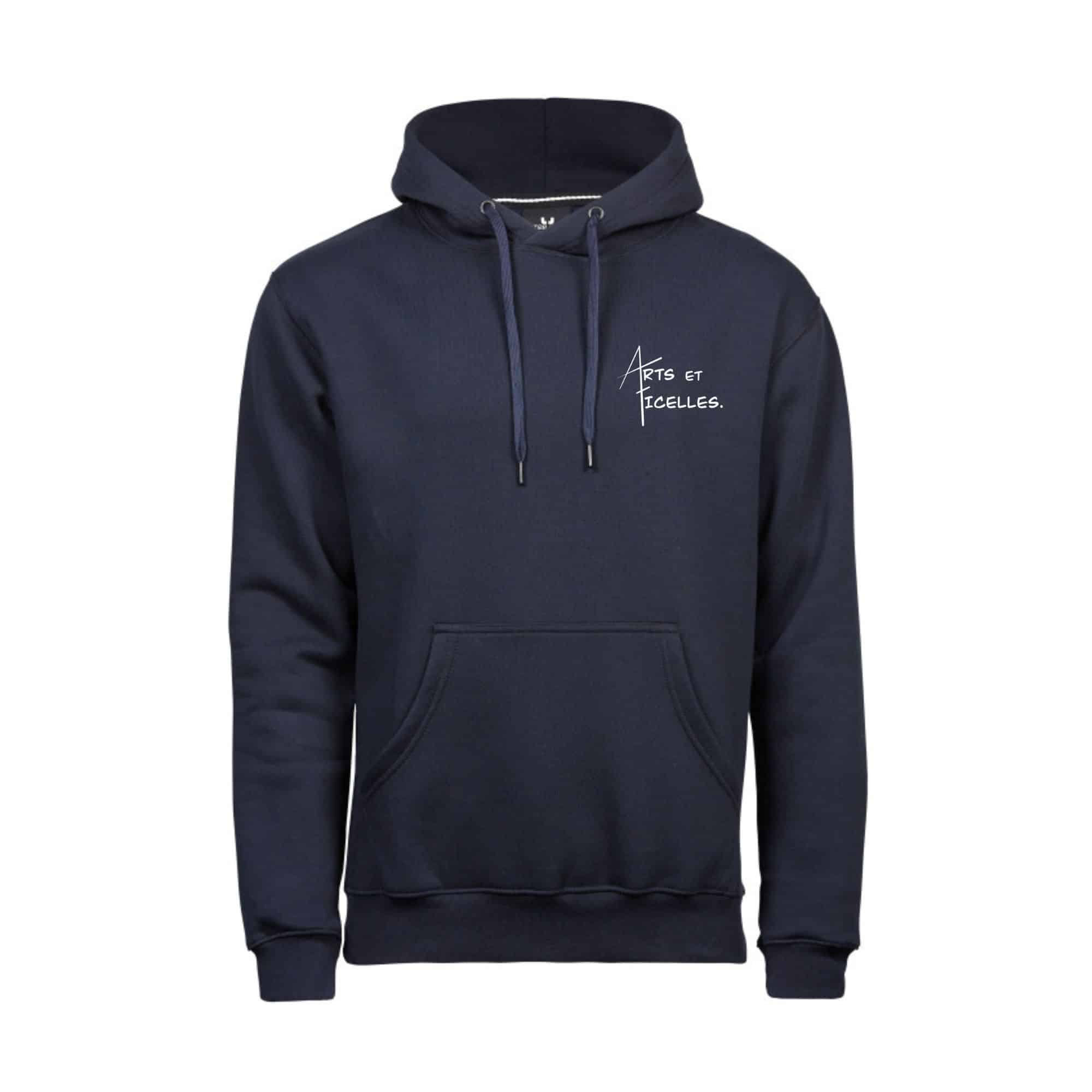 SWEAT A CAPUCHE (Femme) - Arts et Ficelles – Navy - TJ5431
