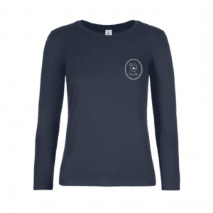T-SHIRT manche longue (femme) -  Haras Saint Yves – Navy - BC08T