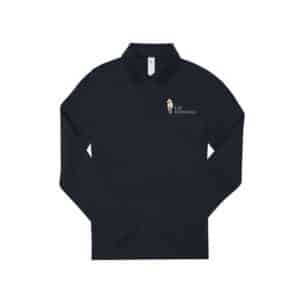 POLO MANCHE LONGUE BASIC+ (ENFANT) – ECURIE LO CHIVAU – Navy – K269
