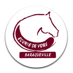 STICKER ROND - Centre équestre de Vors - STI001