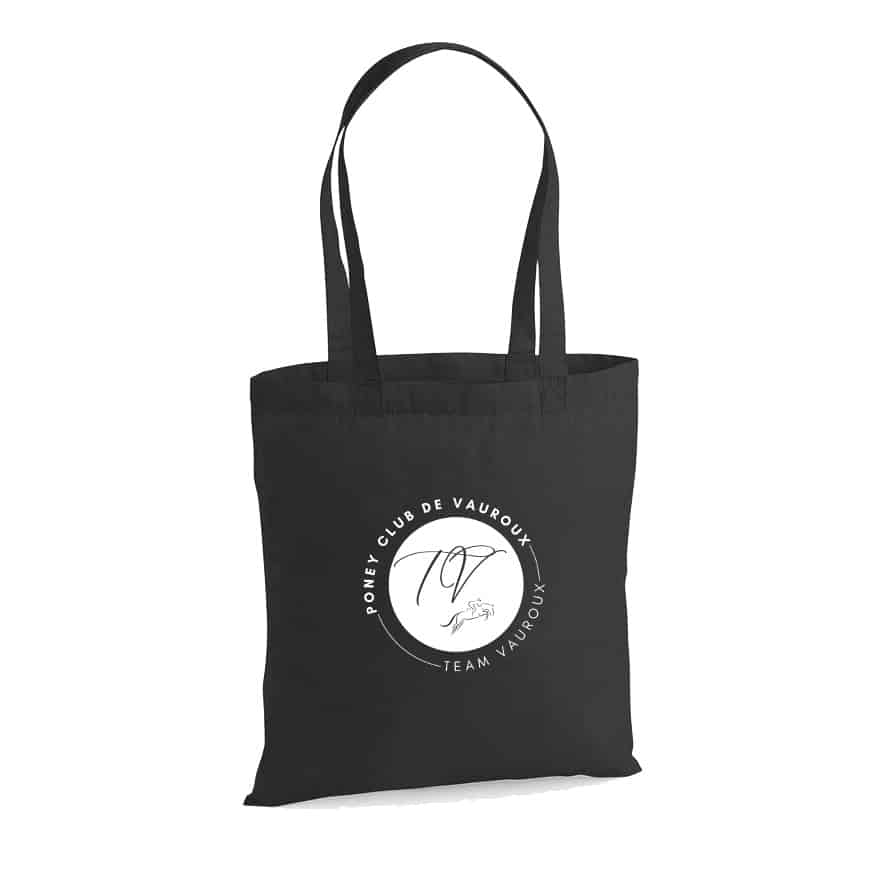 TOTE BAG - Poney club de vauroux - Gris Anthracite - WM101