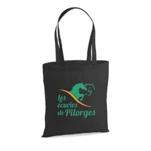 TOTE BAG - Les Écuries de Pilorges - Gris Anthracite - WM101