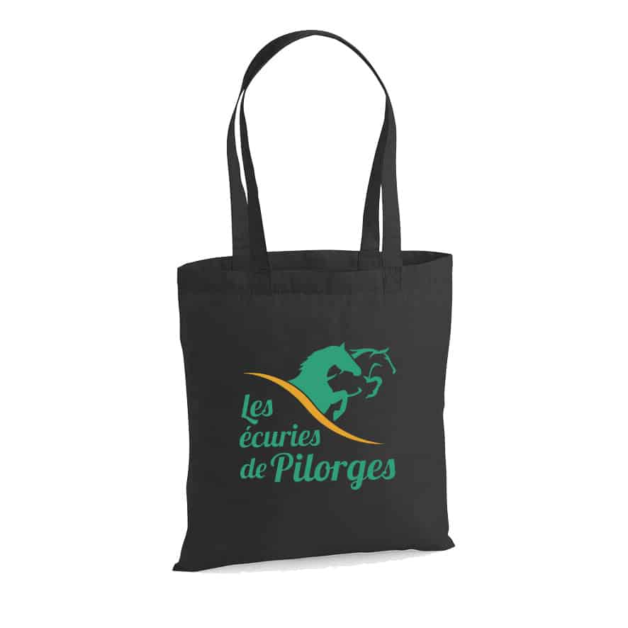 TOTE BAG - Les Écuries de Pilorges - Gris Anthracite - WM101