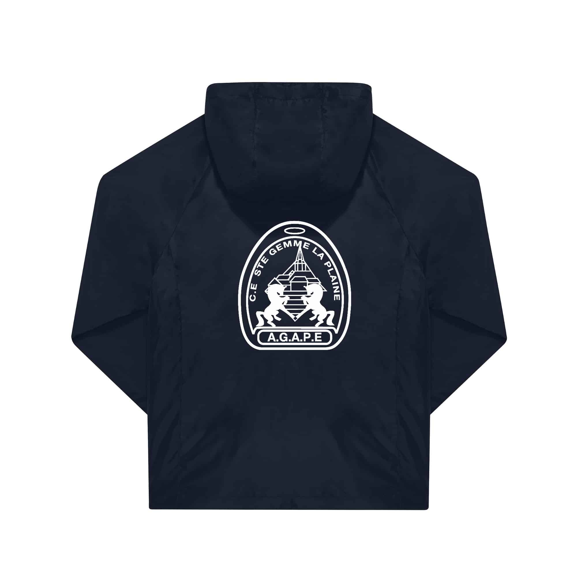 COUPE-VENT (unisexe) - AGAPE - Navy - BC630 – Image 3