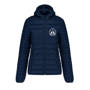 DOUDOUNE AVEC MANCHES ET CAPUCHE (femme) - AGAPE - Navy - K6111