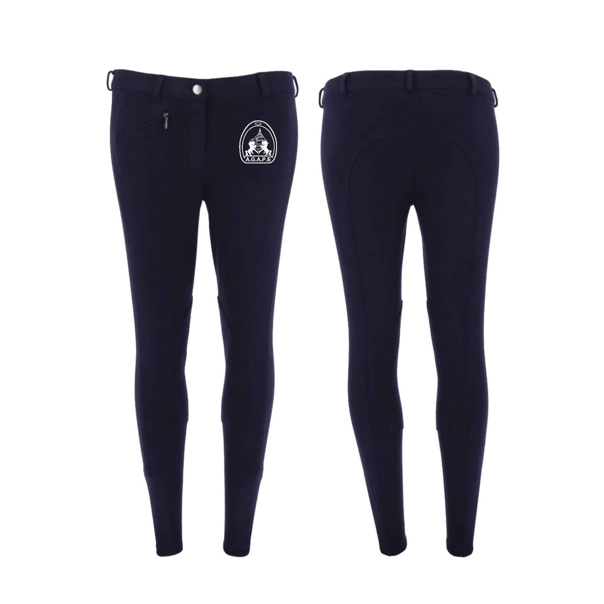 Pantalon d'équitation RIDING WORLD (homme) - AGAPE - Navy - 989072