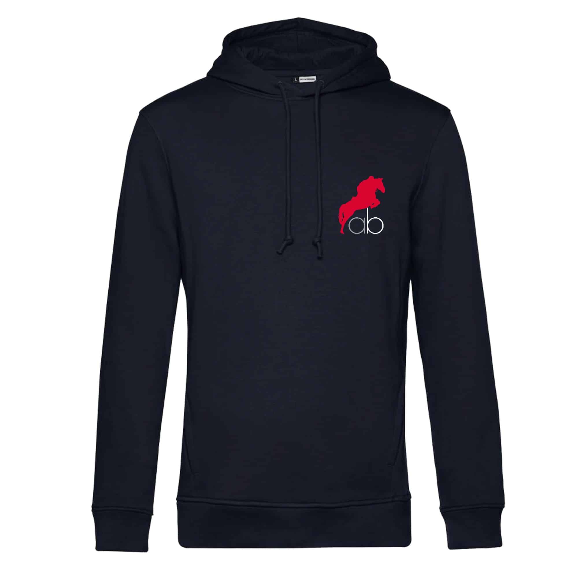 SWEAT A CAPUCHE (homme) - ecurie anne bouyer - Navy - BCU33B
