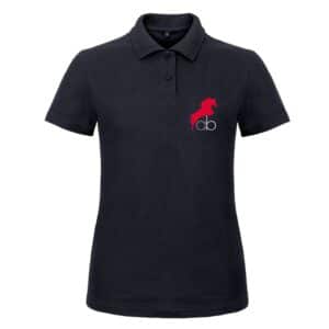 Polo premium (femme) - ecurie anne bouyer - Navy - BCW463