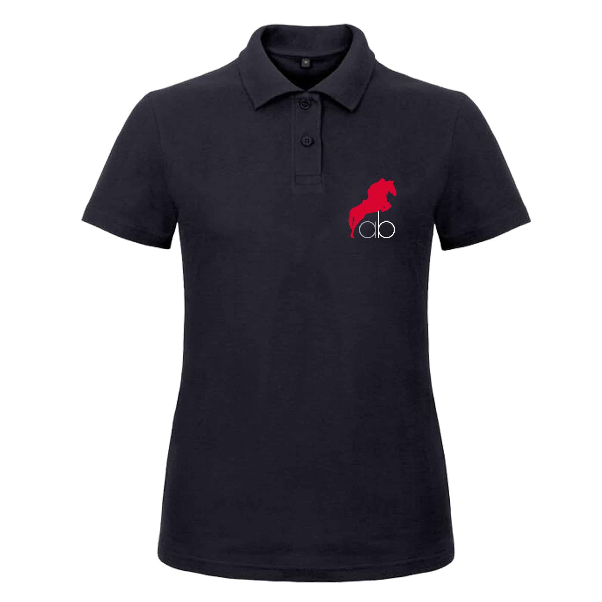 Polo premium (femme) - ecurie anne bouyer - Navy - BCW463